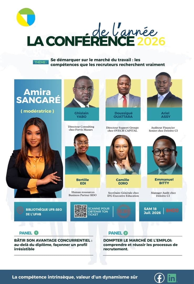 Affiche officielle de La Conférence de l’Année 2026 — Se démarquer sur le marché du travail : les compétences que les recruteurs recherchent vraiment